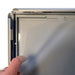 Fotorahmen mit Standfuß, 25 mm Profil, Silber – Transparente Frontfolie über dem Plakat