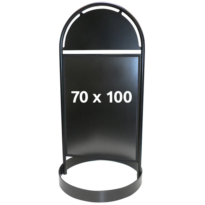 Outdoor Kundenstopper aus Metall für Geschäfte