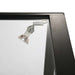 LED-Spot an der Glasvitrine Duo Tisch mit Schrank in Schwarz, Detailansicht