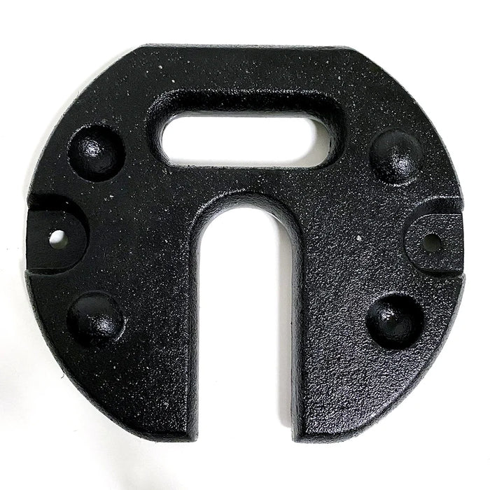 Zwei Hantelscheiben 10,5 kg für Eventzelt – Zubehör für sicheren Halt