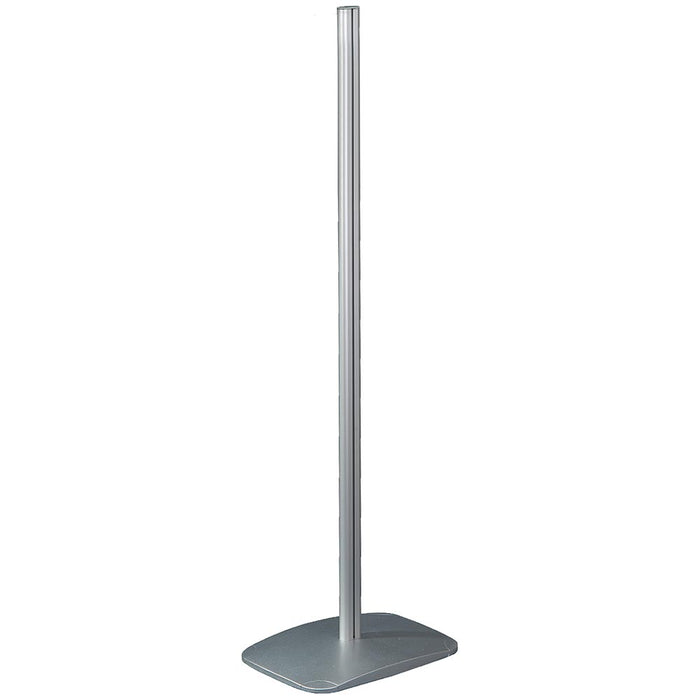 Aluminium-Infoständer 150 cm mit schwerem Standfuß 42 x 30 cm, Rückseite