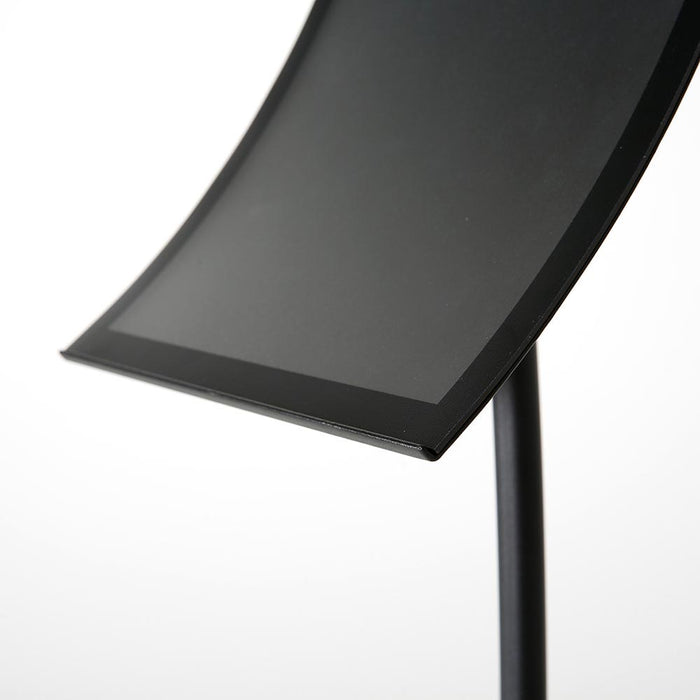 Magnetrahmen des gebogenen Infoständers Curved für schnellen Motivwechsel