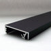 Klapprahmen 33 mm in Schwarz mit Struktur – Aluminiumprofil im Querschnitt