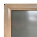 Detailansicht des Aluminium Klapprahmens in Holzoptik