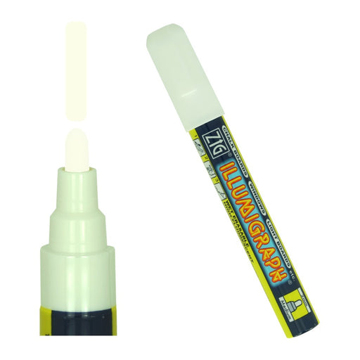 ZIG Illumigraph Kreidemarker 2 mm in Weiß mit runder Spitze