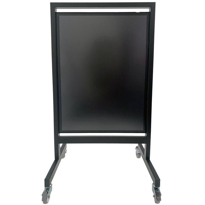 Kundenstopper A1 mit entspiegelter Frontplatte und Magnetverschluss