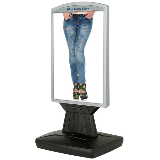 Kundenstopper A2 wetterfest mit Wassertank für Outdoor Werbung