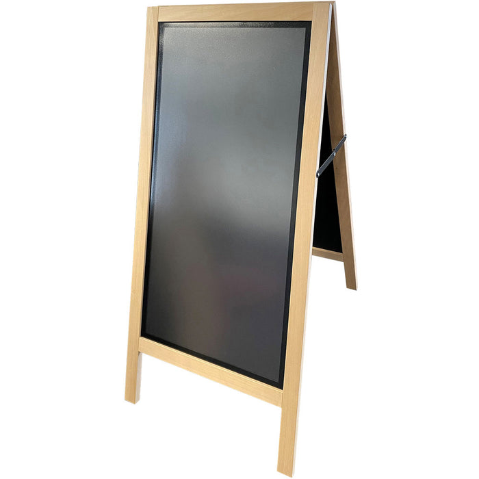 Kundenstopper Holz Kreidetafel Outdoor wetterfester Werbeaufsteller Gastronomie