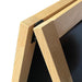 Scharnier Detail Kundenstopper Holz wetterfest stabiler Werbeaufsteller Kreidetafel