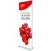Banner-Ständer Magnetic Stand-Up 80 × 200 cm doppelseitig mit Magnet-Banner