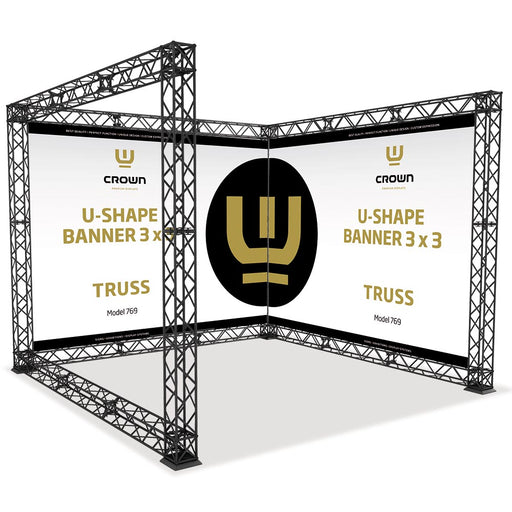 U-förmige Messewand mit Crown Truss Traversen System für Messestand
