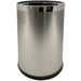 Papierkorb aus Edelstahl für Büroarbeitsplätze und Empfangsbereiche