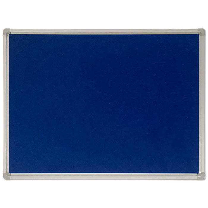 Blaue Pinnwand 90 x 120 cm als Notizwand für Büro
