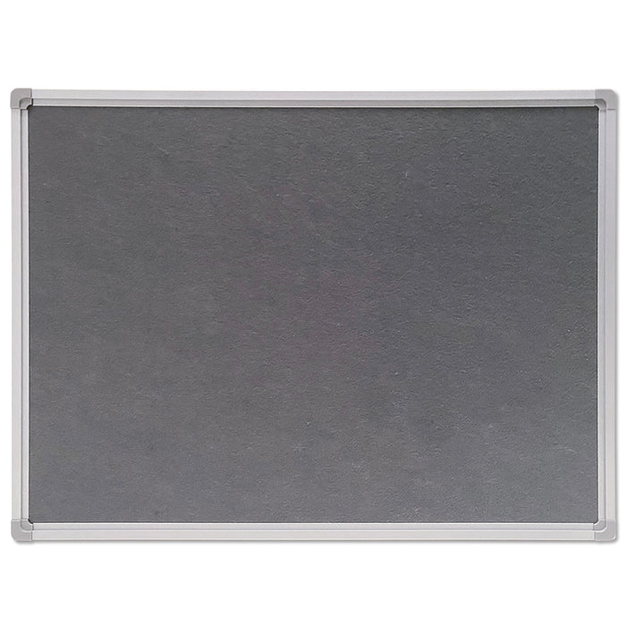 Graue Pinnwand 90 x 120 cm als Informationswand für Organisation
