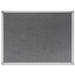 Graue Pinnwand 90 x 120 cm als Informationswand für Organisation