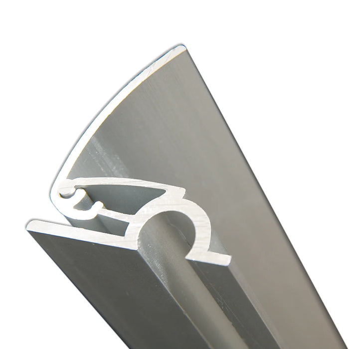 Plakatleiste Banner-Line Detailansicht Aluminiumprofil
