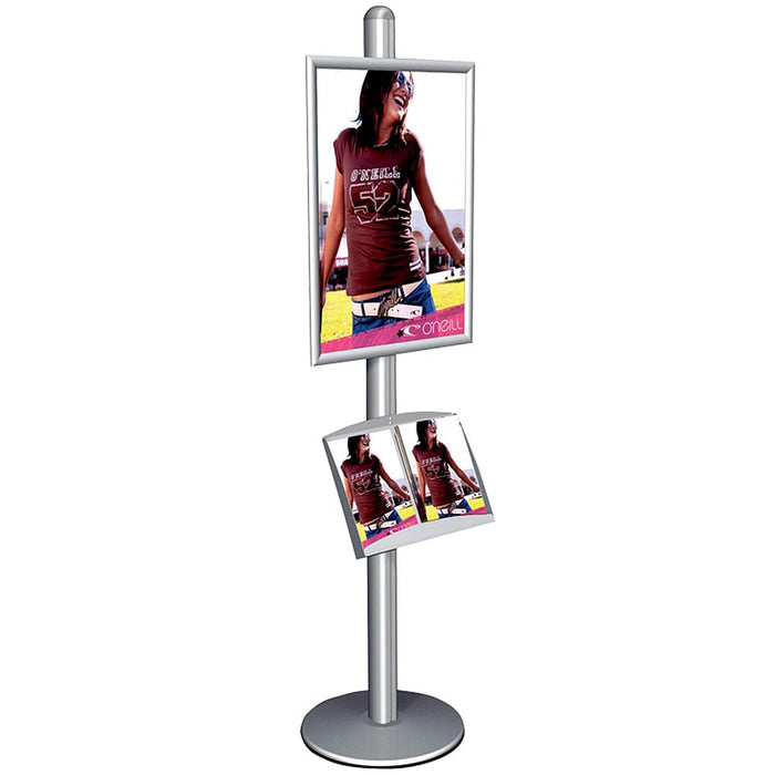 Plakatständer mit Klapprahmen zur Posterpräsentation im Innenbereich