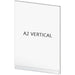 Posterhalter aus Acryl für Leitsysteme im Format DIN A2 Hochformat