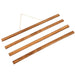 Magnetische Posterleiste Holz Buche dunkel Posteraufhänger Set mit Aufhängeschnur