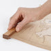 Magnetische Posterleiste Holz Buche dunkel zur einfachen Posterbefestigung ohne Rahmen