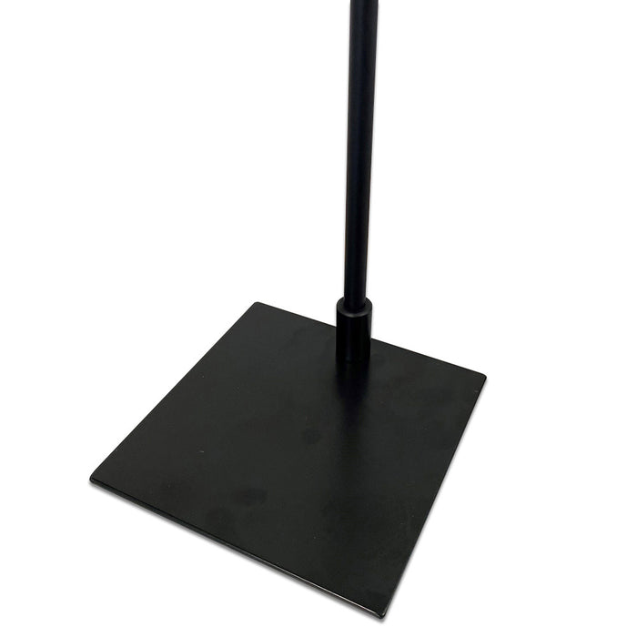 Metallfuß Preisaufsteller schwarz 15 x 15 cm stabiler Stand