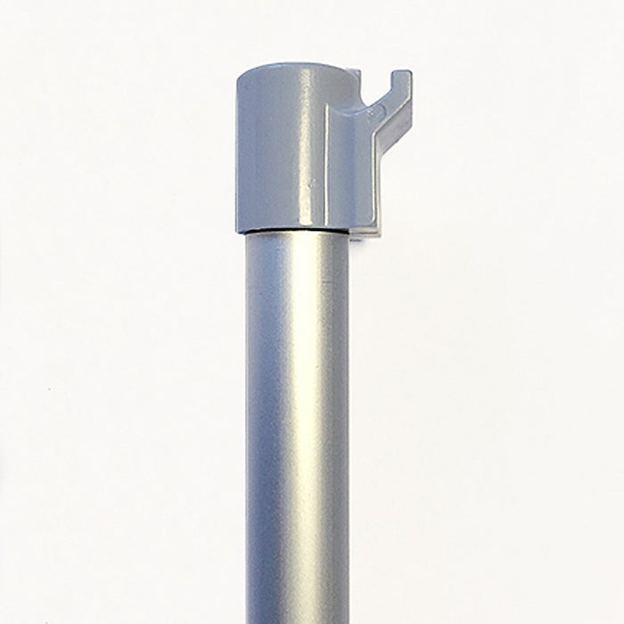 Stangenkopf des Roll-Ups Basic mit Aufnahme für das obere Profil