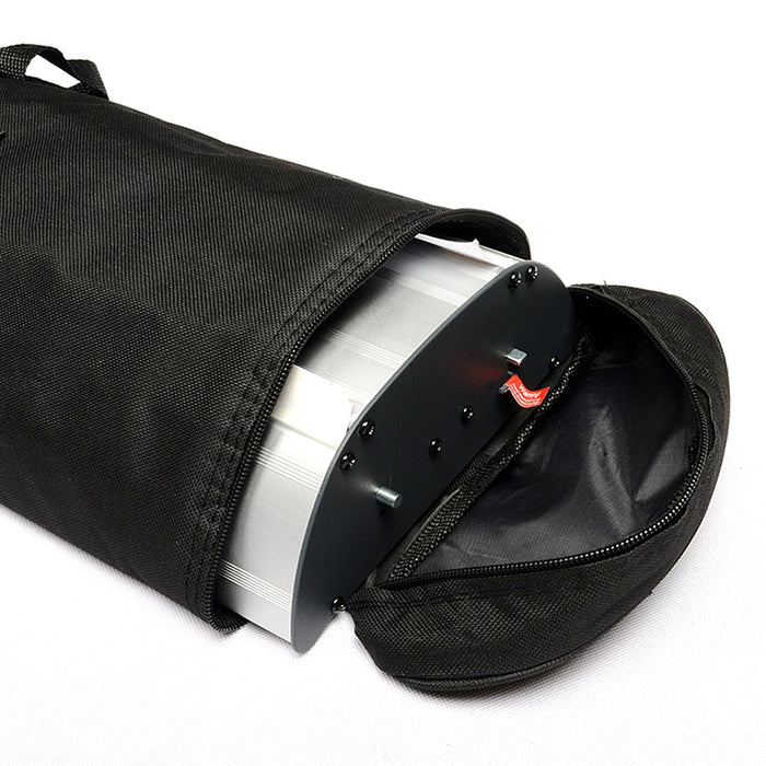Doppelseitige Kassette des Roll-Ups Duo in der Tragetasche