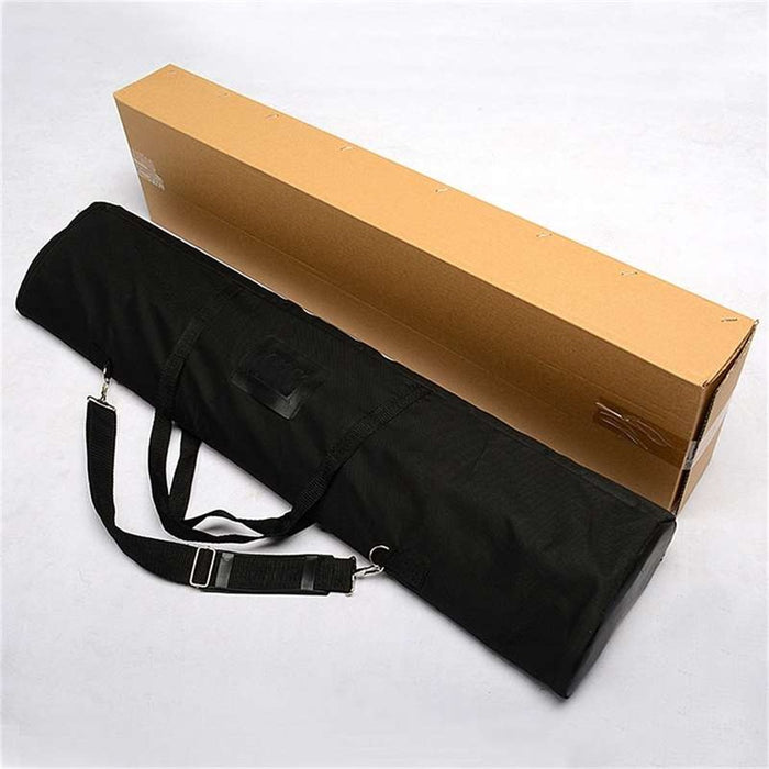 Tragetasche und Versandkarton des Roll-Ups Premium