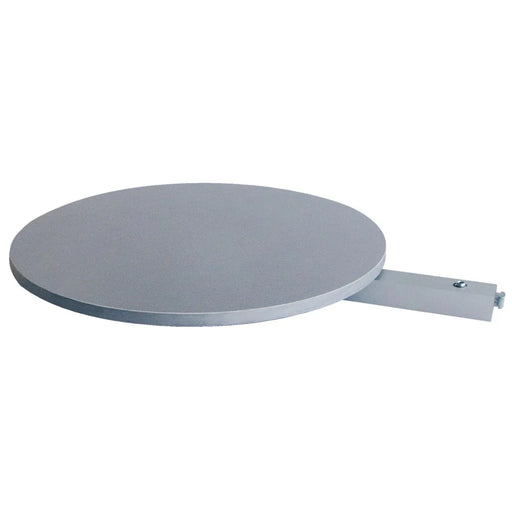 Rundes Regal aus silbernem MDF für Multi-Ständer mit 25 cm Durchmesser