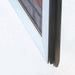 Doppelseitiger Schaufensterrahmen 32 mm – Aluminiumprofil im Querschnitt