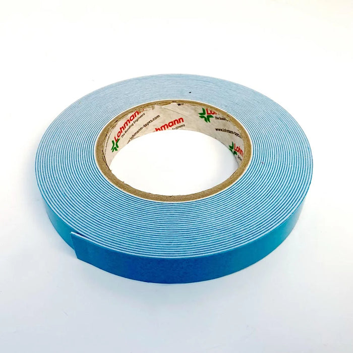 Doppelseitiges Schaumstoff-Montageband 19 mm breit mit 10 Meter Rollenlänge für Wandmontage und Displaybefestigung