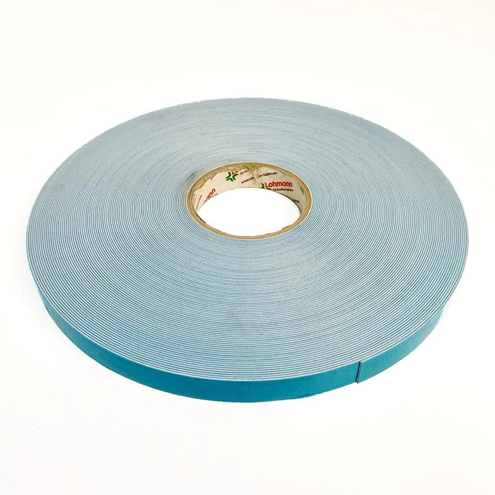Doppelseitiges Schaumstoff-Klebeband 19 mm breit mit 50 Meter Rollenlänge für Wandmontage und Werbetechnik