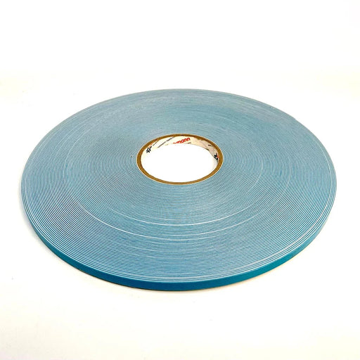 Doppelseitiges Schaumstoff-Klebeband 9 mm breit mit 50 Meter Rolle für Wandmontage und Displaybefestigung