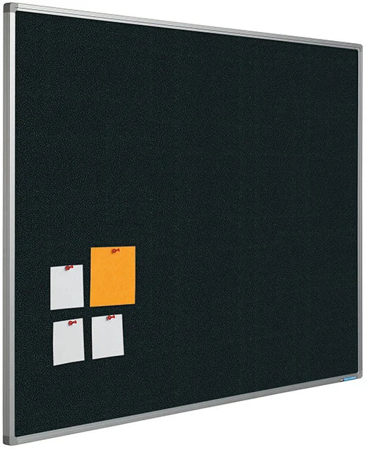 Schwarze Stoff Pinnwand für Büro, Schule und Organisation