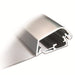 Sicherheitsrahmen 42 mm in Silber – Aluminiumprofil im Querschnitt