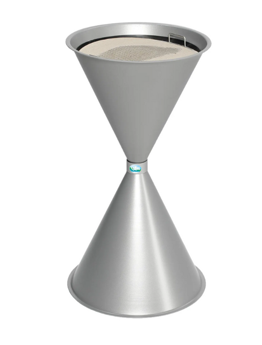 Standascher Classic Trichterform Silber für Innenbereiche