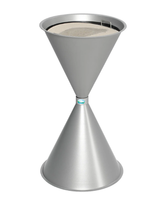 Standascher Classic Trichterform Silber für Innenbereiche