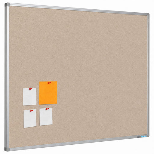 Stoff Pinnwand mit Aluminiumrahmen als Notizwand für Büro und Organisation