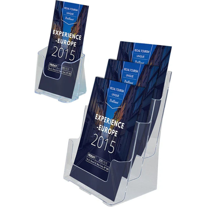 Transparenter Tisch- & Wand-Prospekthalter – A4 A5 M65