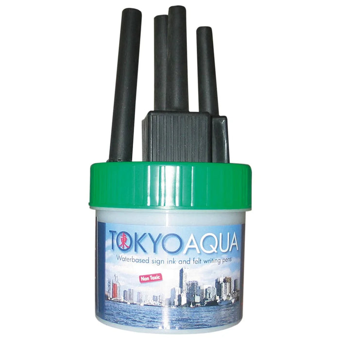 Tokyo Aqua Filzschreiber-Set zur professionellen Beschriftung und Gestaltung von Postern und Plakaten