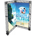 Traversen Eckwand Banner System Crown Truss 15 schwarz für Messe Eckstand Präsentation