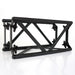 Aufbau einer modularen Crown Truss Messewand in U-Form