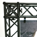 Bannerbefestigung an Crown Truss 10x10 Traversen Modul schwarz Messewand Aufbau