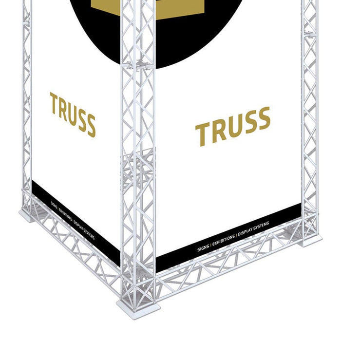 Standardfuß für weiße CROWN TRUSS 10 Traversensysteme