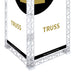 Standardfuß für weiße CROWN TRUSS 10 Traversensysteme