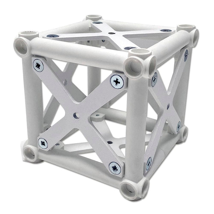 Weißer Traversenwürfel für modulare CROWN TRUSS 10 Traversensysteme