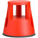 Tritthocker Lift als Rollhocker in Rot