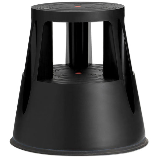 Tritthocker Lift als Rollhocker in Schwarz