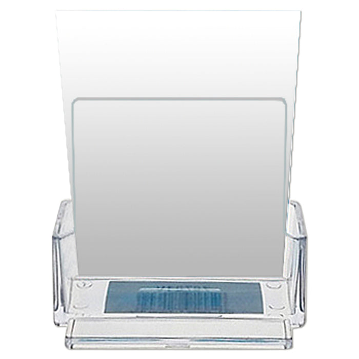 Hochformat Visitenkartenständer aus transparentem Acryl