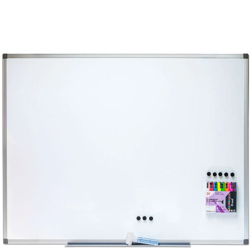 Whiteboard Budget mit magnetischer Schreibfläche und Aluminiumrahmen